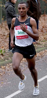 Kenenisa Bekele ist auf der Strae angekommen