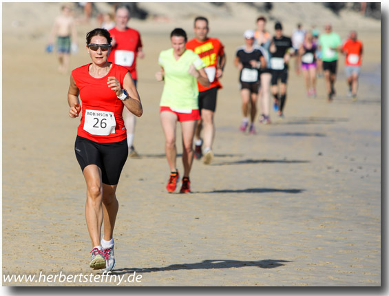 Laufwoche Fuerteventura mit Herbert Steffny 5km Strandlauf