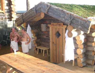 Geniessen und Entspannen im finnischen Sauna Htten Dorf